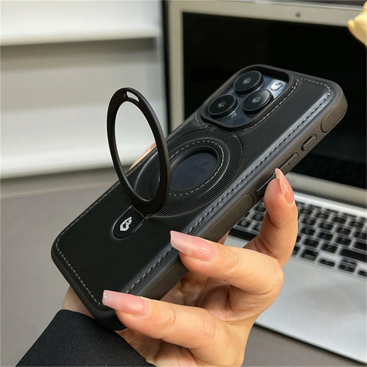 iPhone MagSafe Leather Case